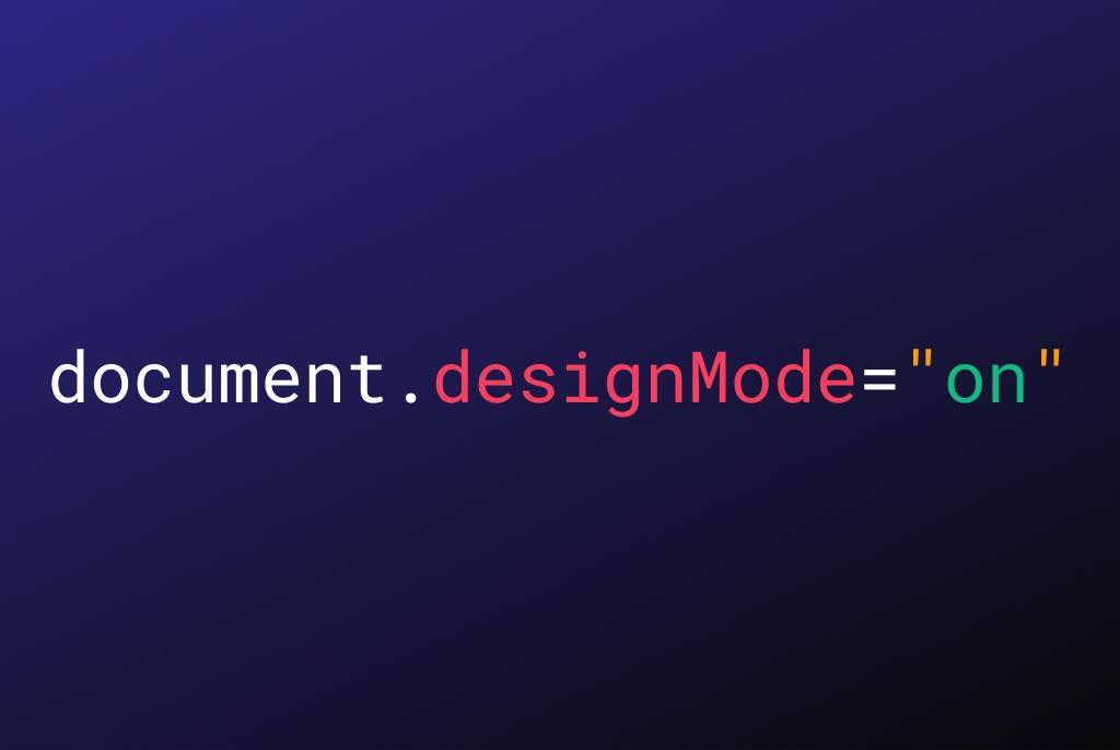 Document.DesignMode